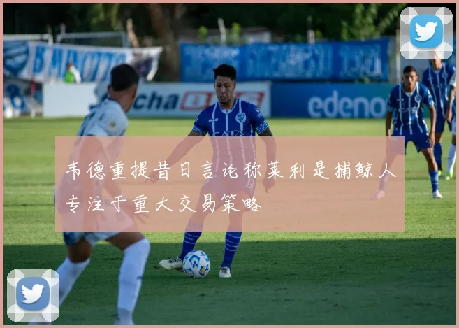 韦德重提昔日言论称莱利是捕鲸人专注于重大交易策略